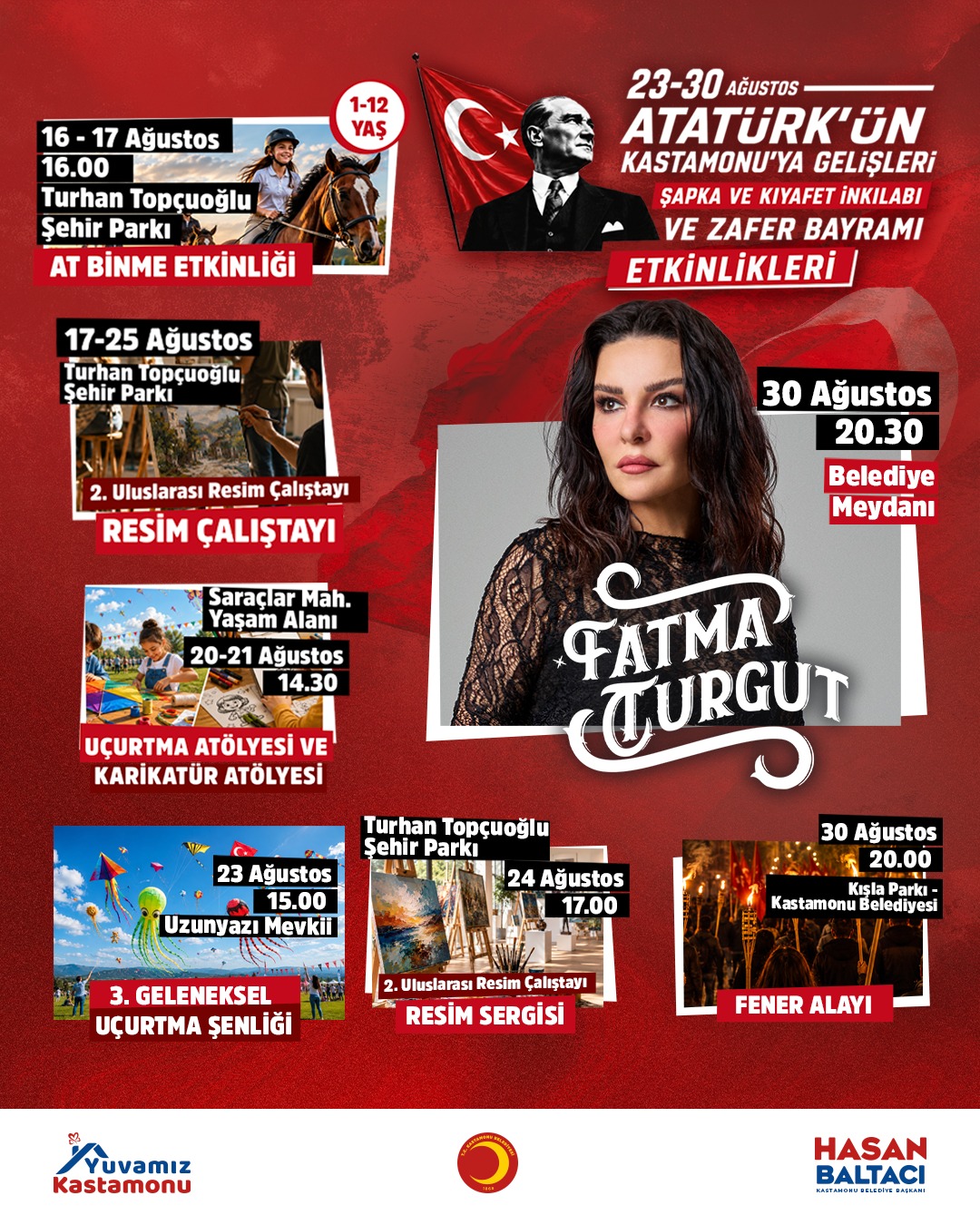 30 Ağustos Zafer Bayramı Kastamonu’da coşkuyla kutlanacak